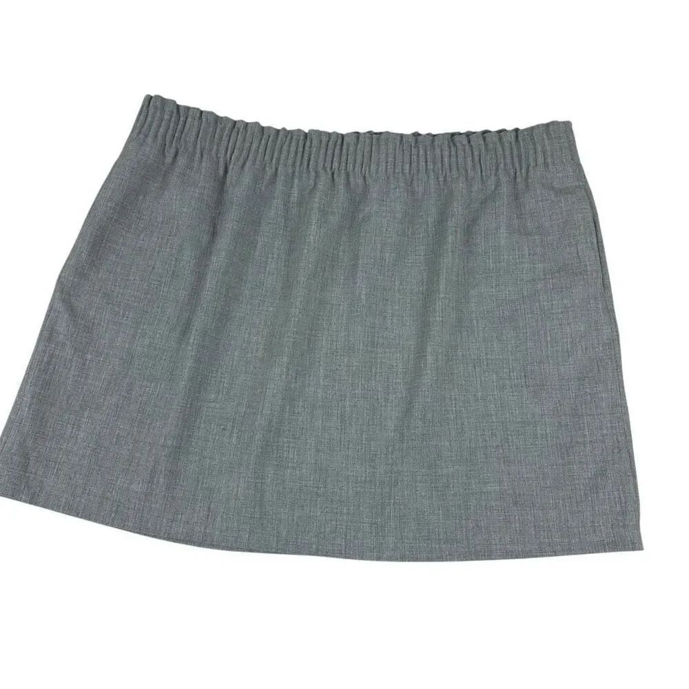 J. Crew Mercantile Womens Gray Sidewalk Skirt size 22